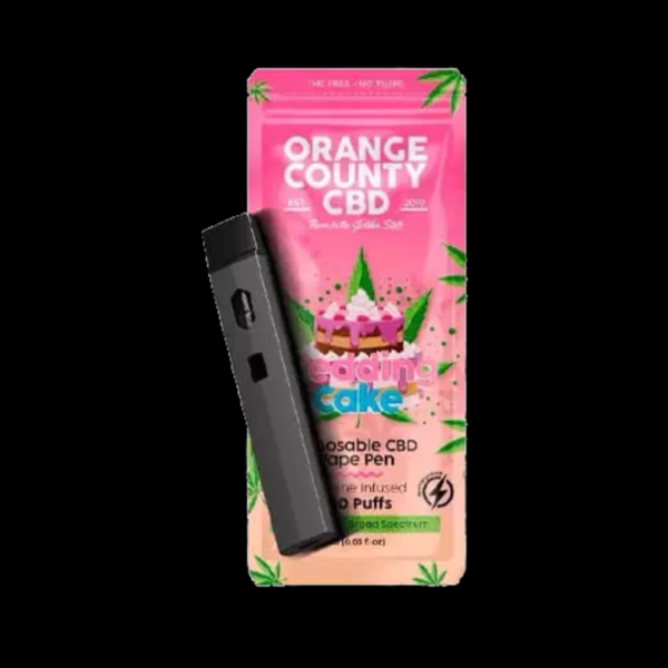 Orange County CBD Pod Desechable Wedding Cake